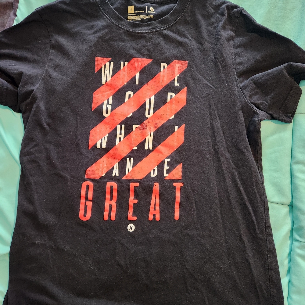 Black Why Be Good When You Can Be Great T-Shirt